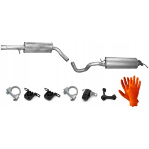 AUDI A3 1.8 Turbo (1996-2003) hatchback midtre og bakre lyddemper 1J6253609T 13129297937 main