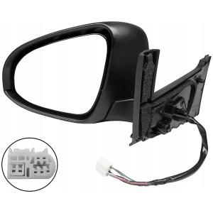 Venstre elektrisk oppvarmet sidespeil m/blinklys Toyota Yaris III P13 07.2014-2020 7-pin 879400DB20 17350466209 main