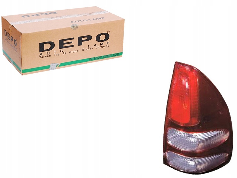 Baklykt venstre Toyota Land Cruiser J12 2002–2010 OEM 8156160621 / 81561-60620 11413366295 gallery 3