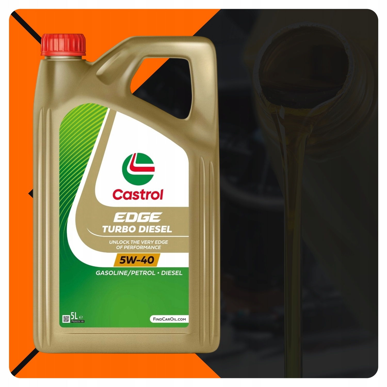Castrol EDGE Turbo Diesel 5W-40 5L – helsyntetisk motorolje, ACEA C3 03N115562B 17598713285 gallery 3