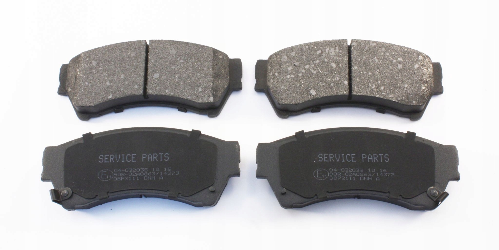 SERVICE PARTS 04-03203S Bremseklosser foran Mazda 6 (GH) med anti-pipeplater GSYD3328ZA 15911838826 main