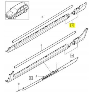 Venstre terskellist 2008 Volvo 31265315 17532778814 main