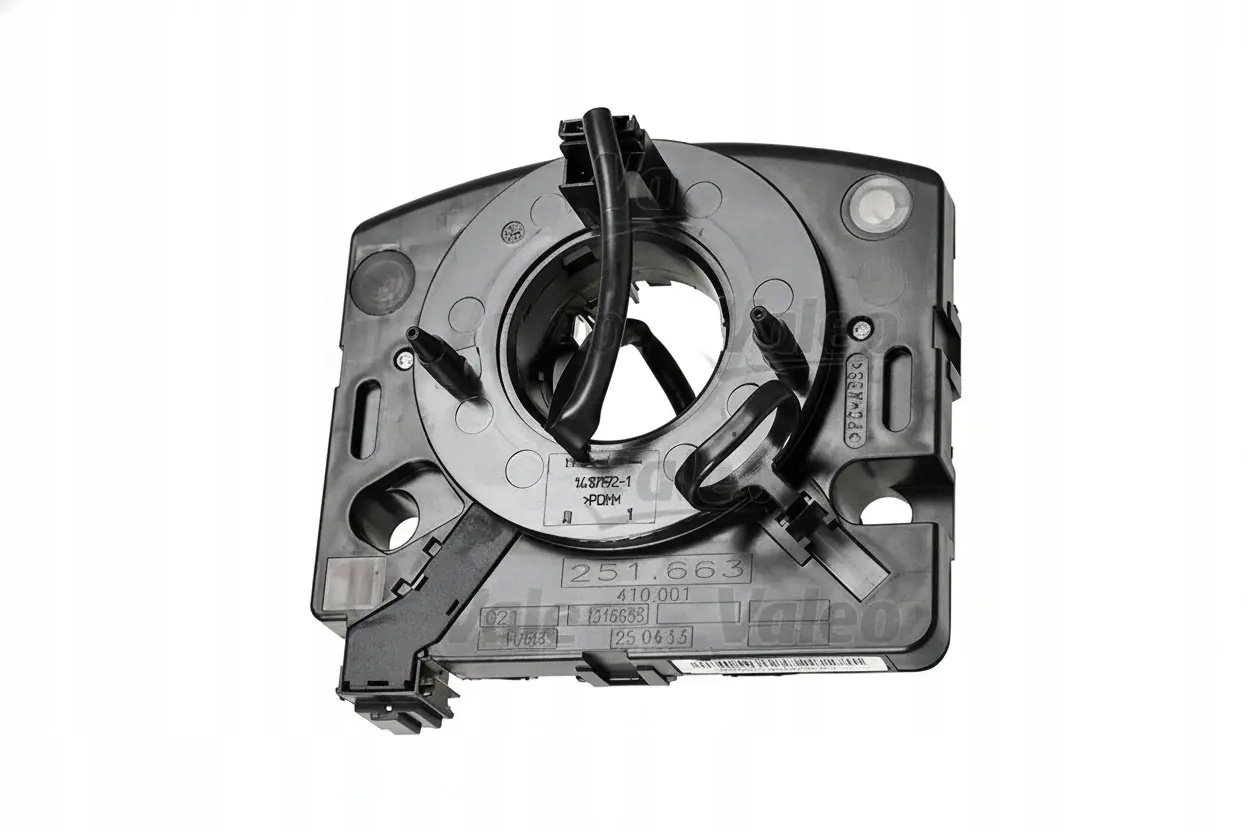 Spiralkabel/klokkespring til ratt airbag VALEO 251663 (OE: 1J0959654AC/AG/AP/BK) 1J0959654AG 17780842797 main