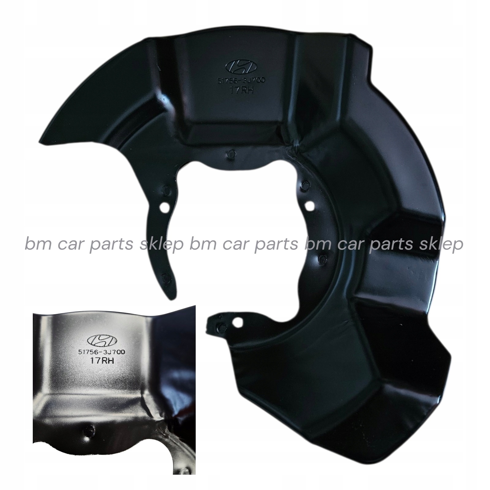 Hyundai Santa Fe Kia Sorento Støvdeksel bremseskive foran høyre 517563J700 OE 18599298544 main
