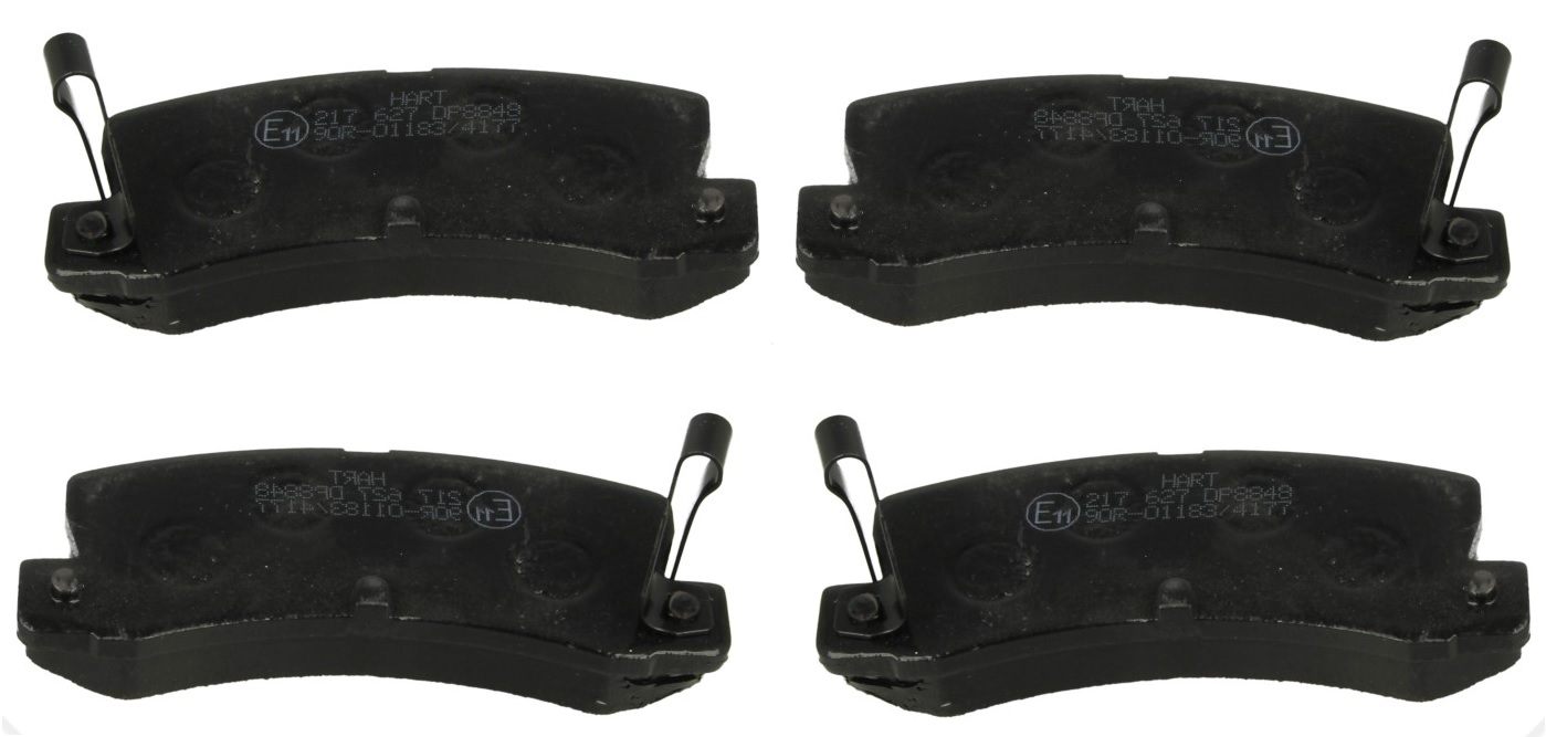 HART 217 627 bremseklosser bak til TOYOTA Corolla 1.6 (1983–1988) 0446612040 18410810680 gallery 2
