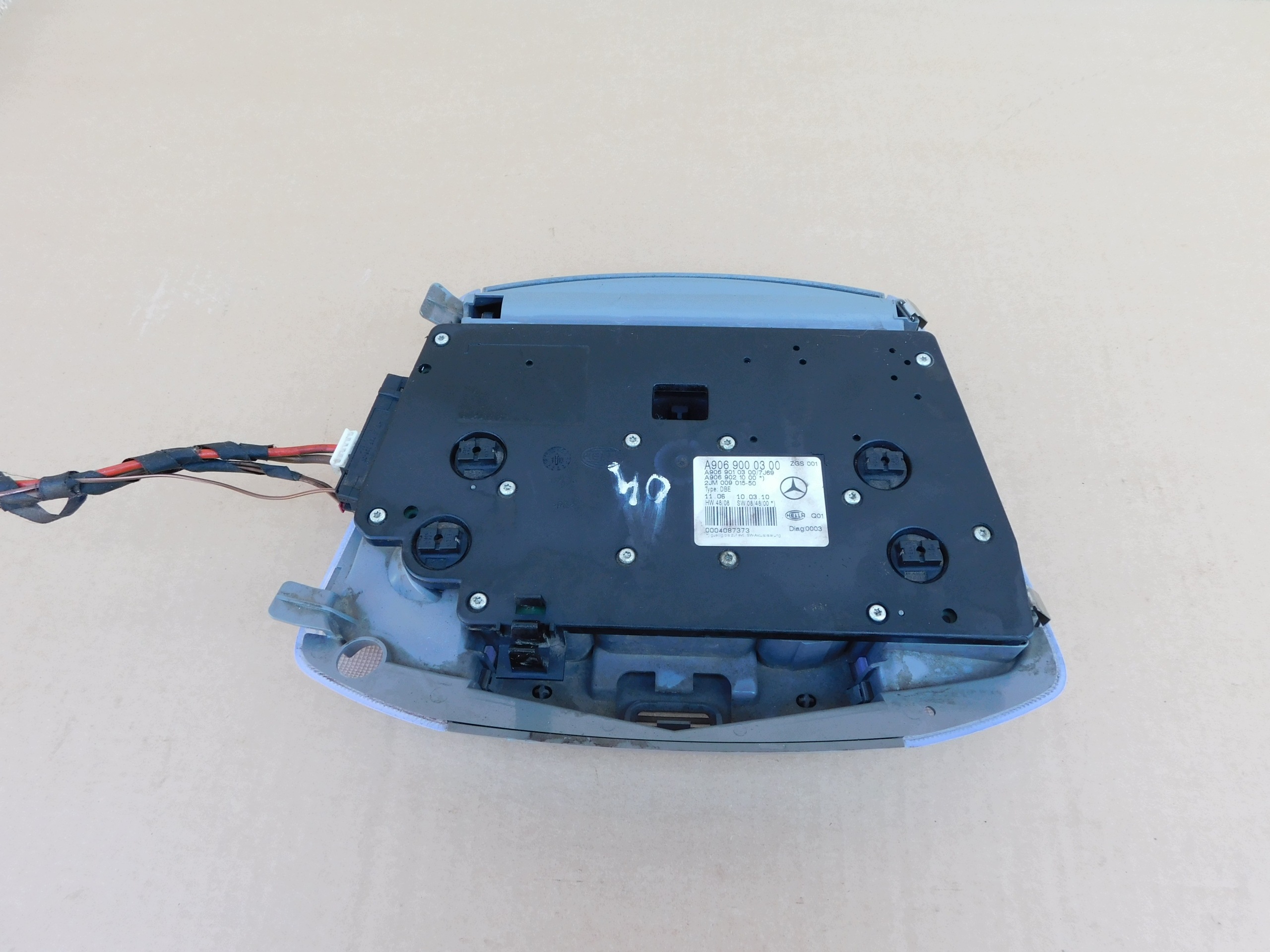 Taklampe/overheadmodul m/mikrofon HELLA A9069000300 – Sprinter 906 / Crafter 18855214250 gallery 2