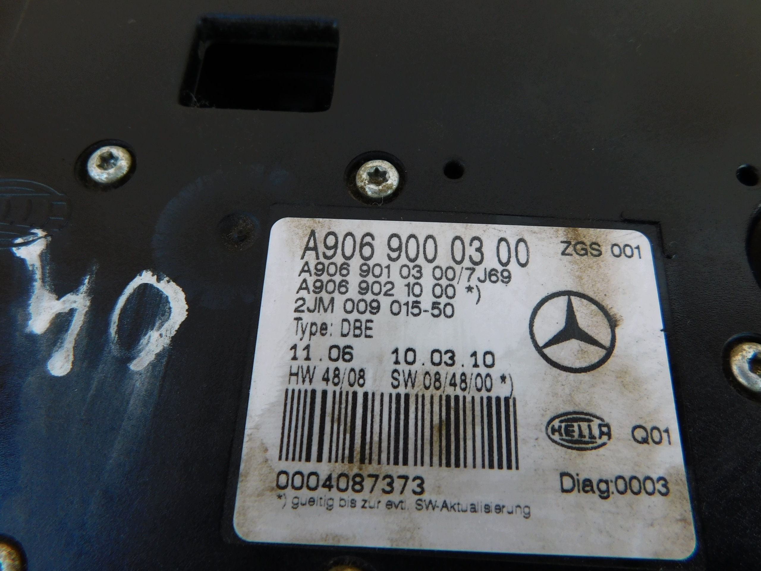 Taklampe/overheadmodul m/mikrofon HELLA A9069000300 – Sprinter 906 / Crafter 18855214250 gallery 3