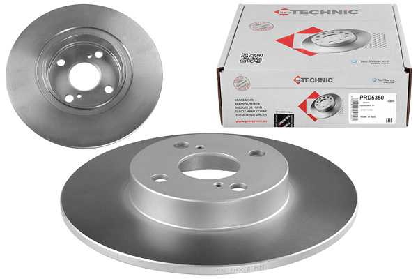 PROTECHNIC PRD5350 bremseskive – 266 mm, 4 hull, massiv, lakkert 4243112150 13246476872 main